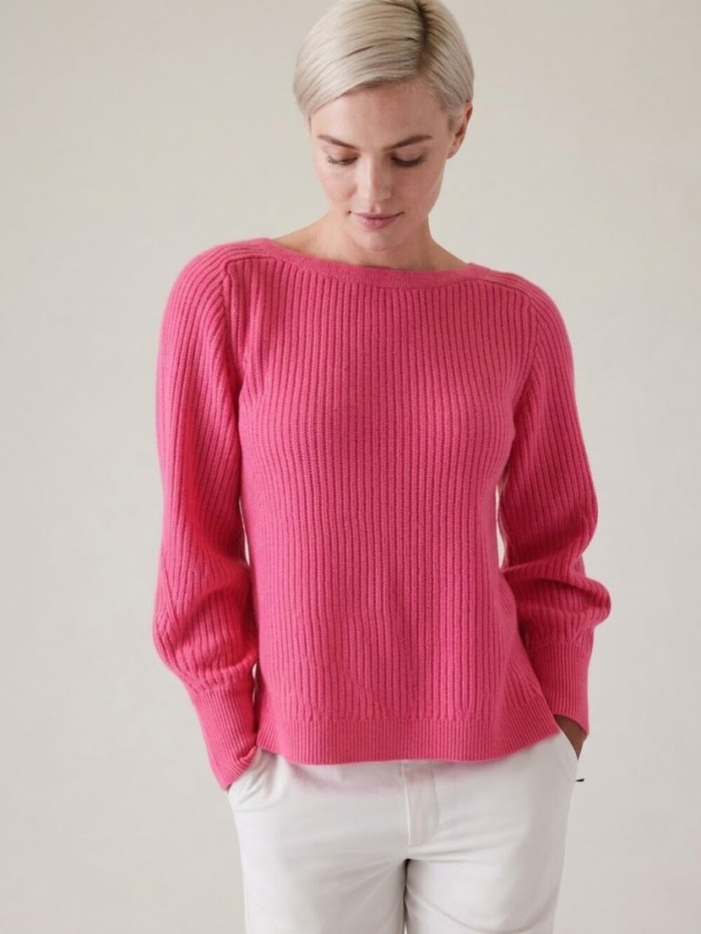 Athleta Merino Wool Blend Layover Sweater
